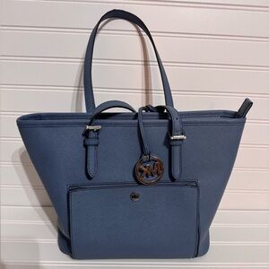 Michael Kors Medium Chambray Saffiano Leather Tote